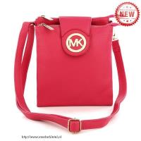 michael kors fulton pebbled groot fuchsia crossbody zakken Tas Roermond kk6wr586